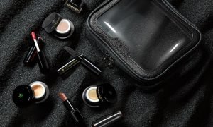 makeup bag with minis