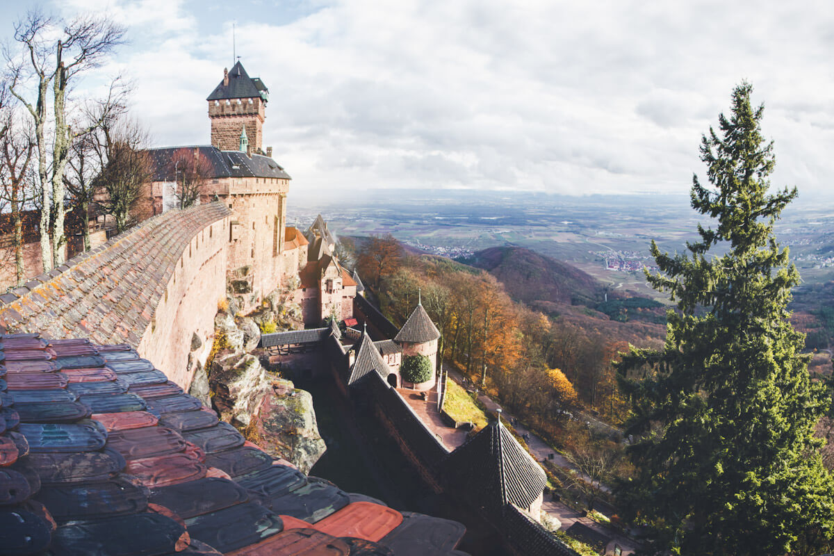 Buildings in Alsace, France.