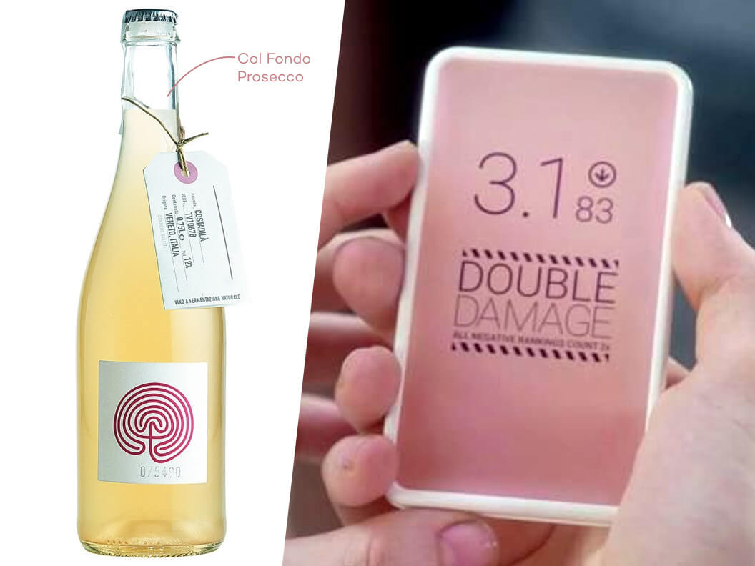 Pairing wine with binge tv Black Mirror and Col Fondo Prosecco Natural Wine