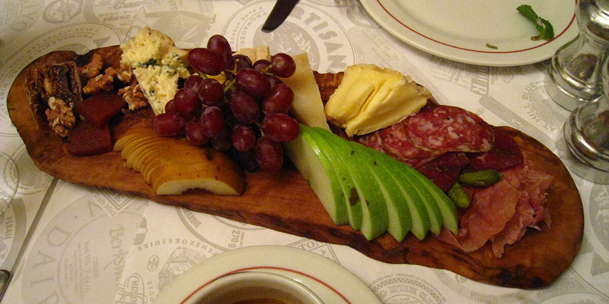 A charcuterie board.