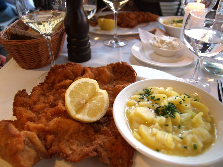 Traditional Austrian Wiener Schnitzel