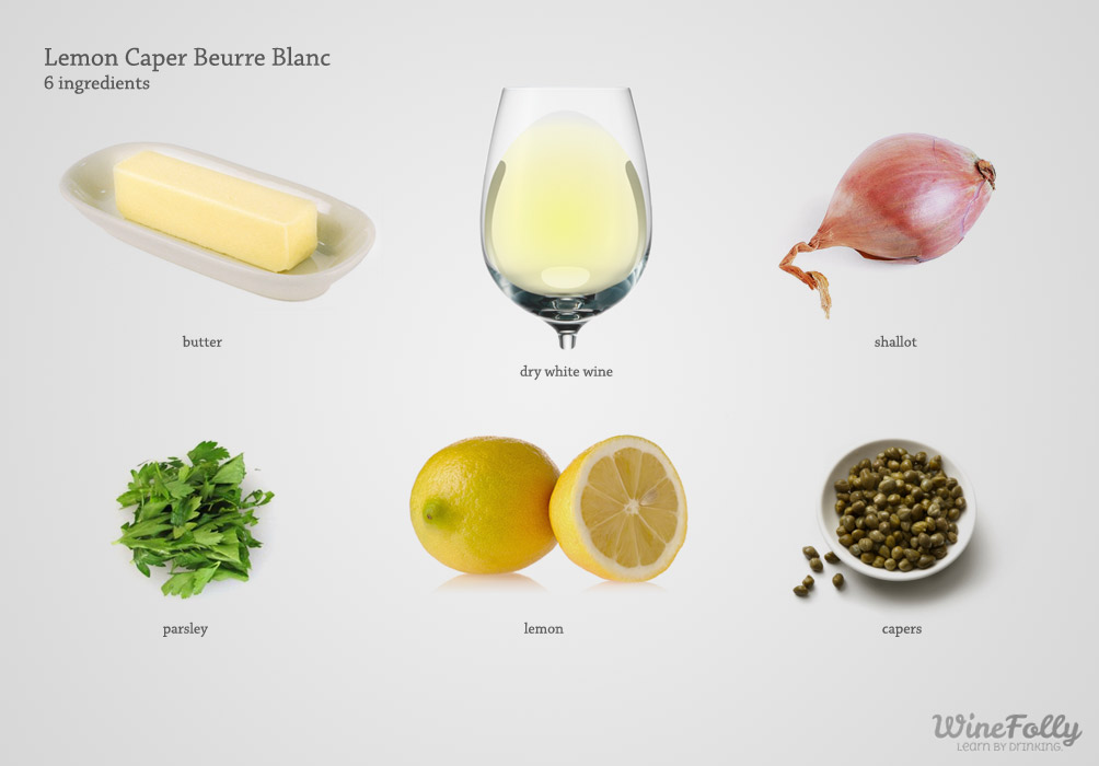 Lemon Caper Butter Sauce Recipe (beurre blanc)