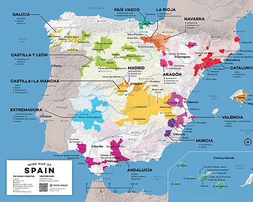 Wine Map of Spain - Wine Folly