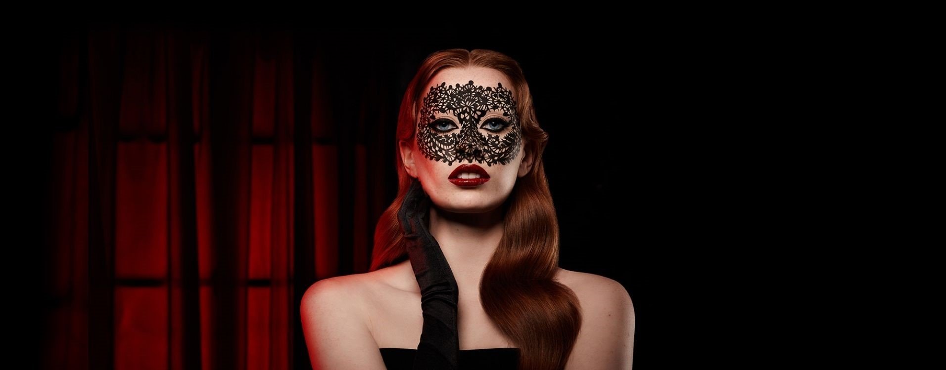 FRIGHT OR ENTICE: LACE MASK HOW TO 