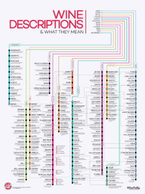 Wine Descriptions Chart - Poster by Wine Folly