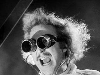 Young Frankenstein in Goggles Crazy Scientist